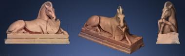 3D мадэль Статуя лошади (STL)